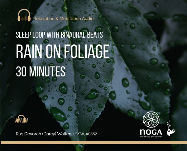 Rain on Foliage: 30-Minute Sleep Loop with Binaural Beats